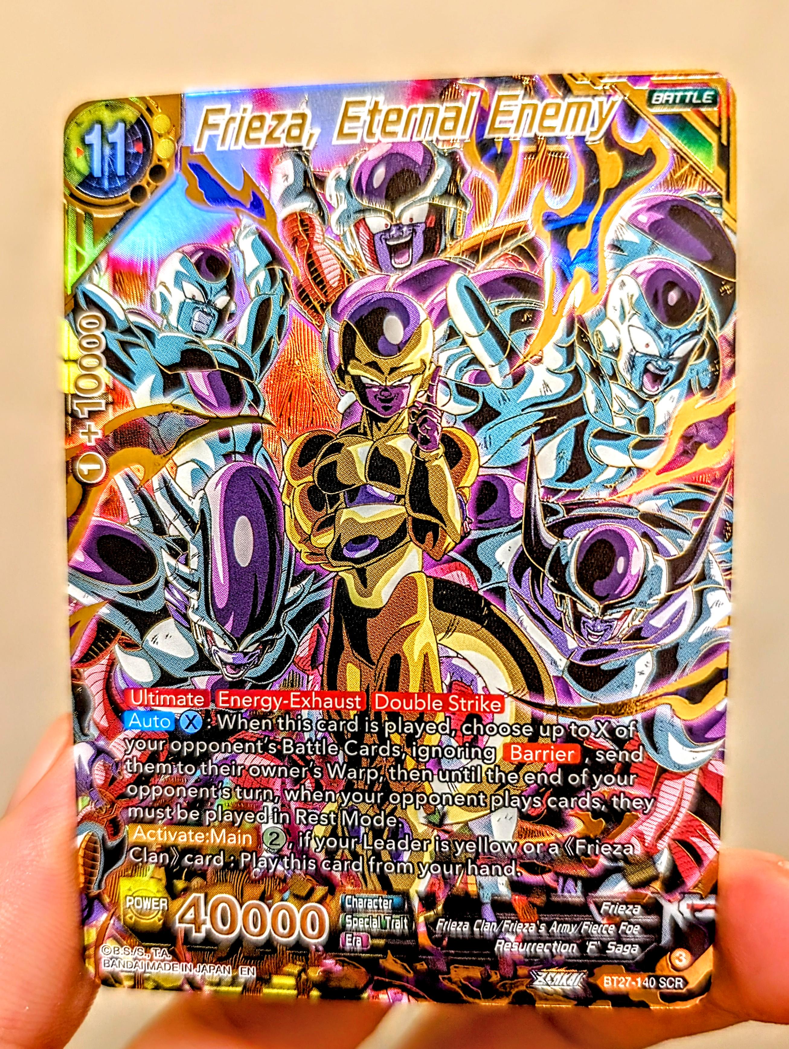 🟣 フリーザ、永遠の敵 🟡 ✨SCR BT27-140 🔥🔥 : r/DBS_CardGame