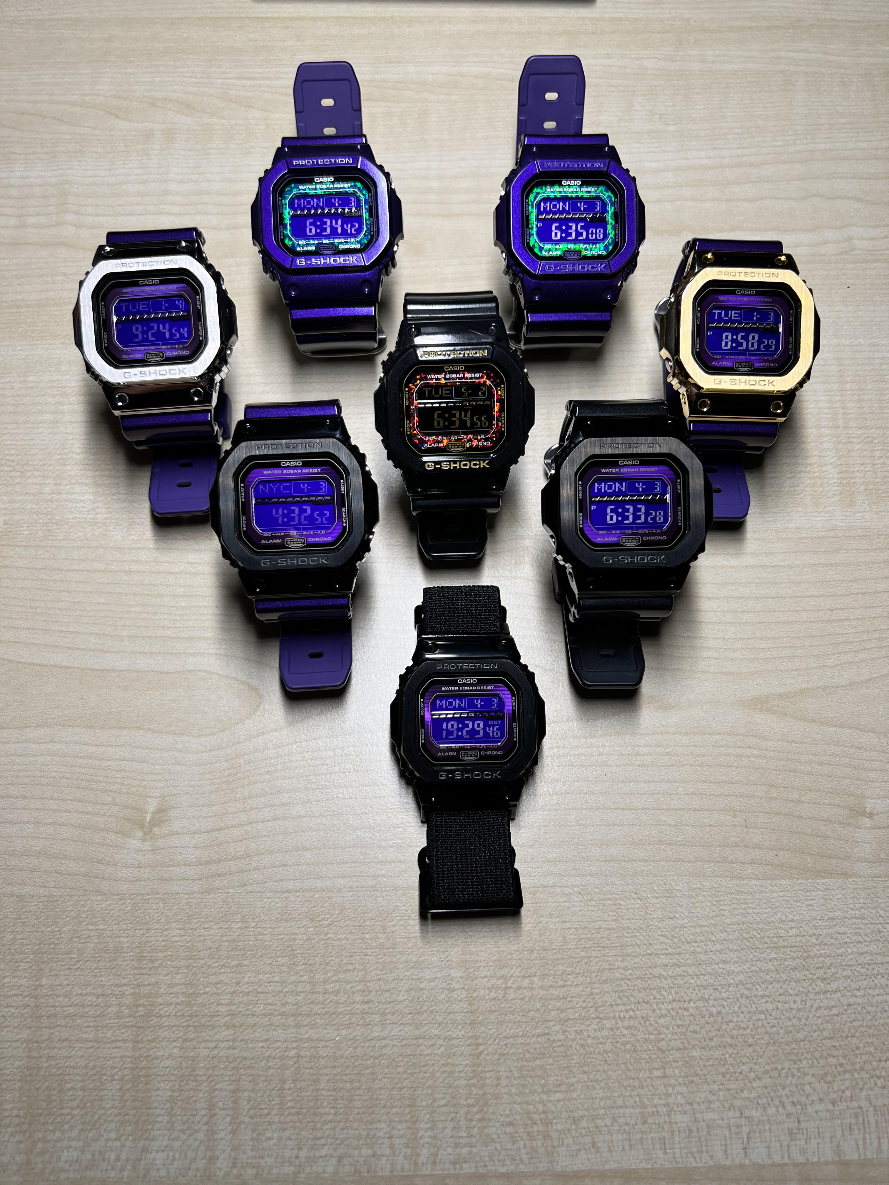 Gls-5600 KL and 5600 L from 2008 and 2009 partly modded : r/gshock