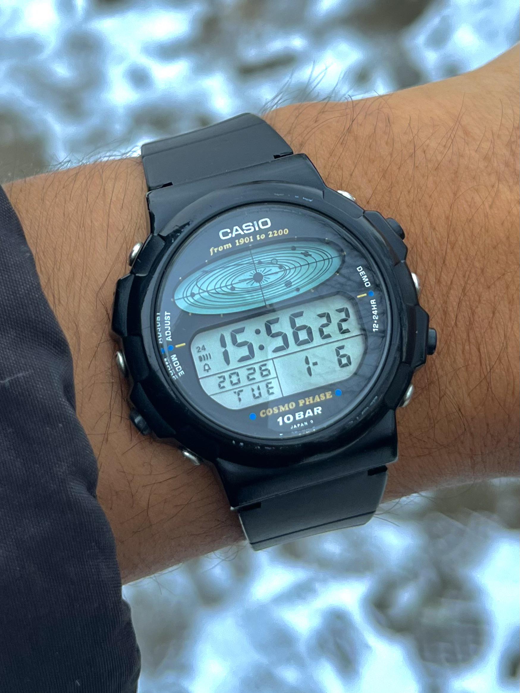 カシオ コスモフェイズ - 冥王星が惑星だった頃 : r/casio