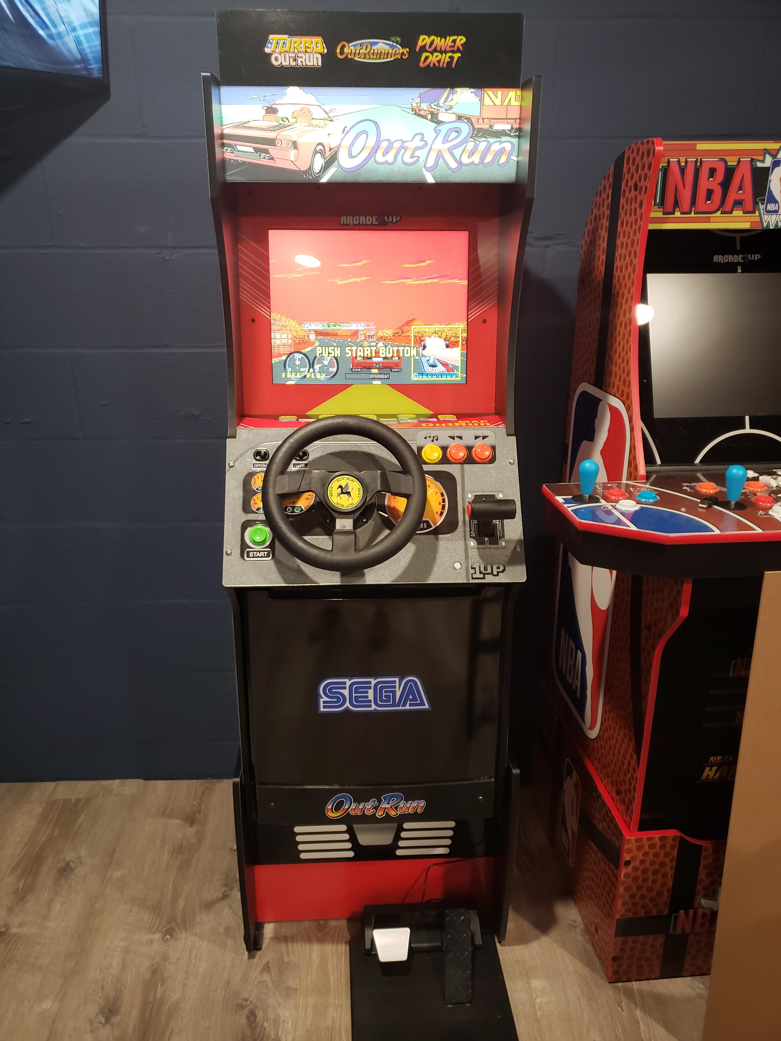 Converted sit down Outrun to stand up : r/Arcade1Up