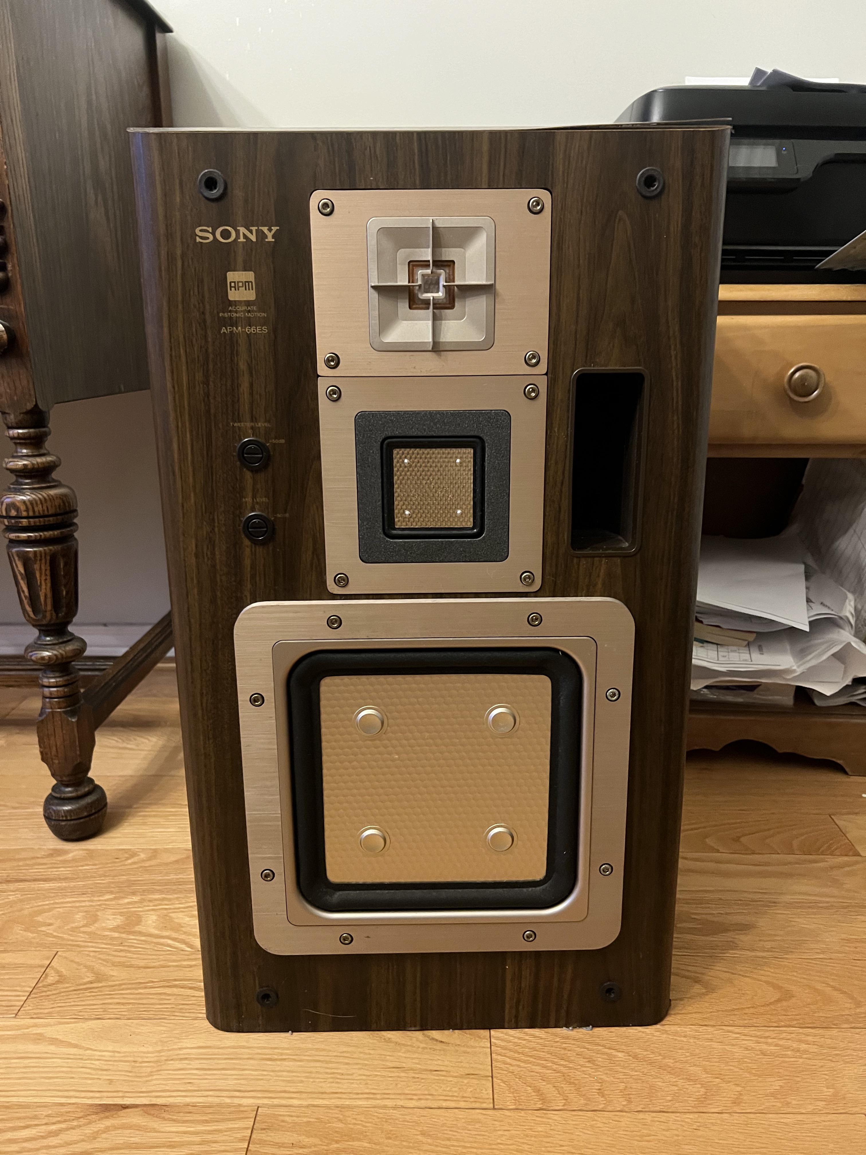 持ってるビンテージスピーカー（Sony APM-66ES）があるんだけど。これ