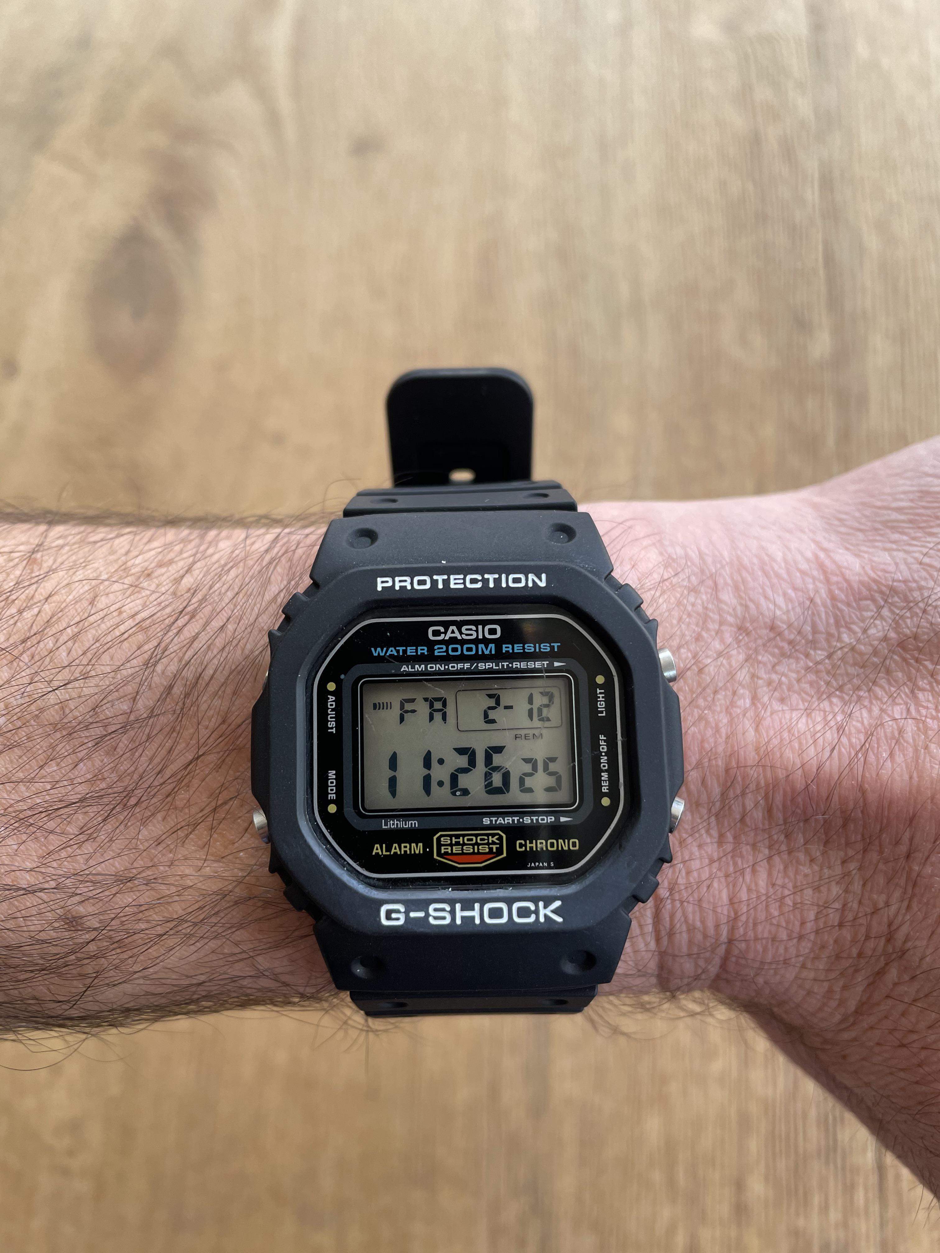 Casio] DW-5600C-1V “Speed” これが俺の最初の時計だったんだ（もう30