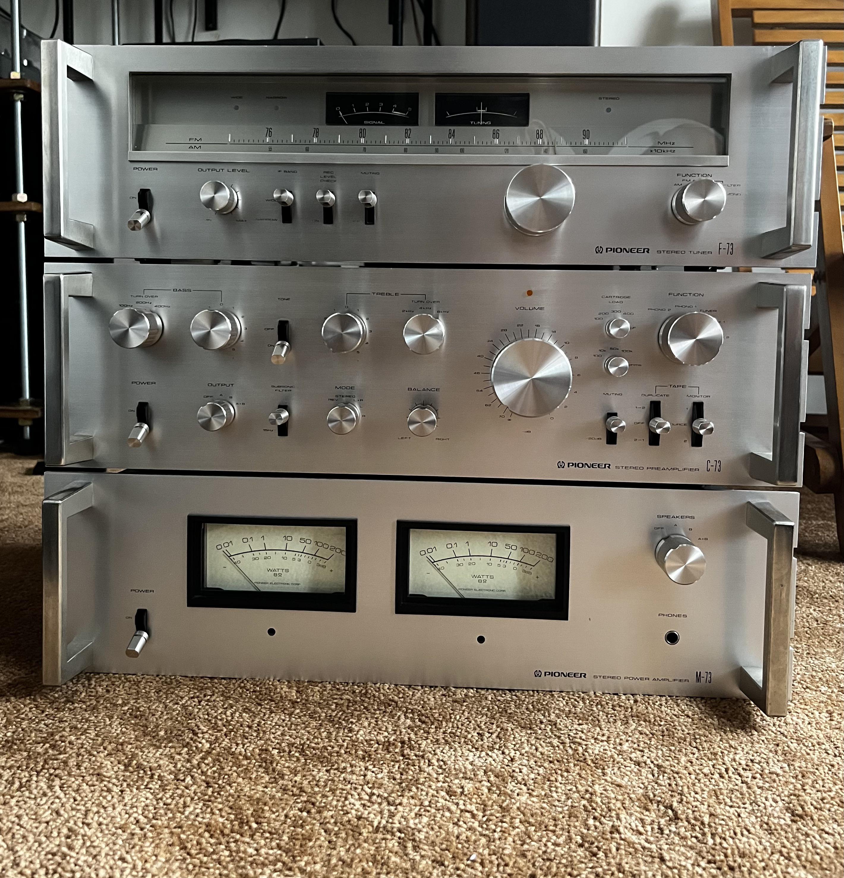 Pioneer Spec-3とSpec-4の日本国内版（C73/M73）とF73チューナー : r