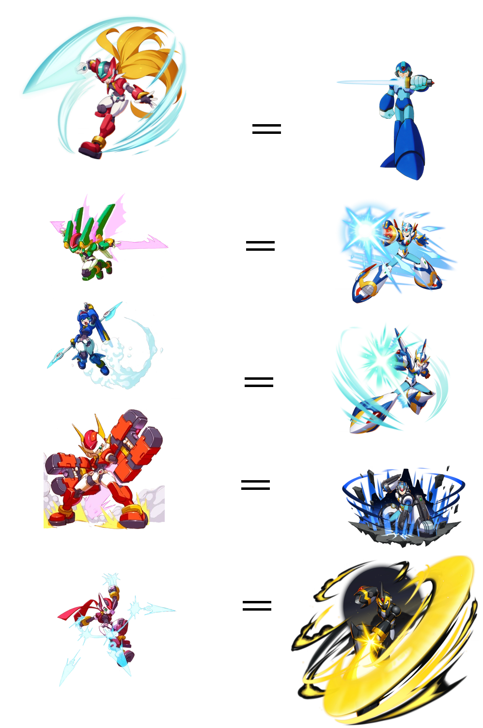 ロックマンゼクスでのモデルの外見と感触 : r/Megaman