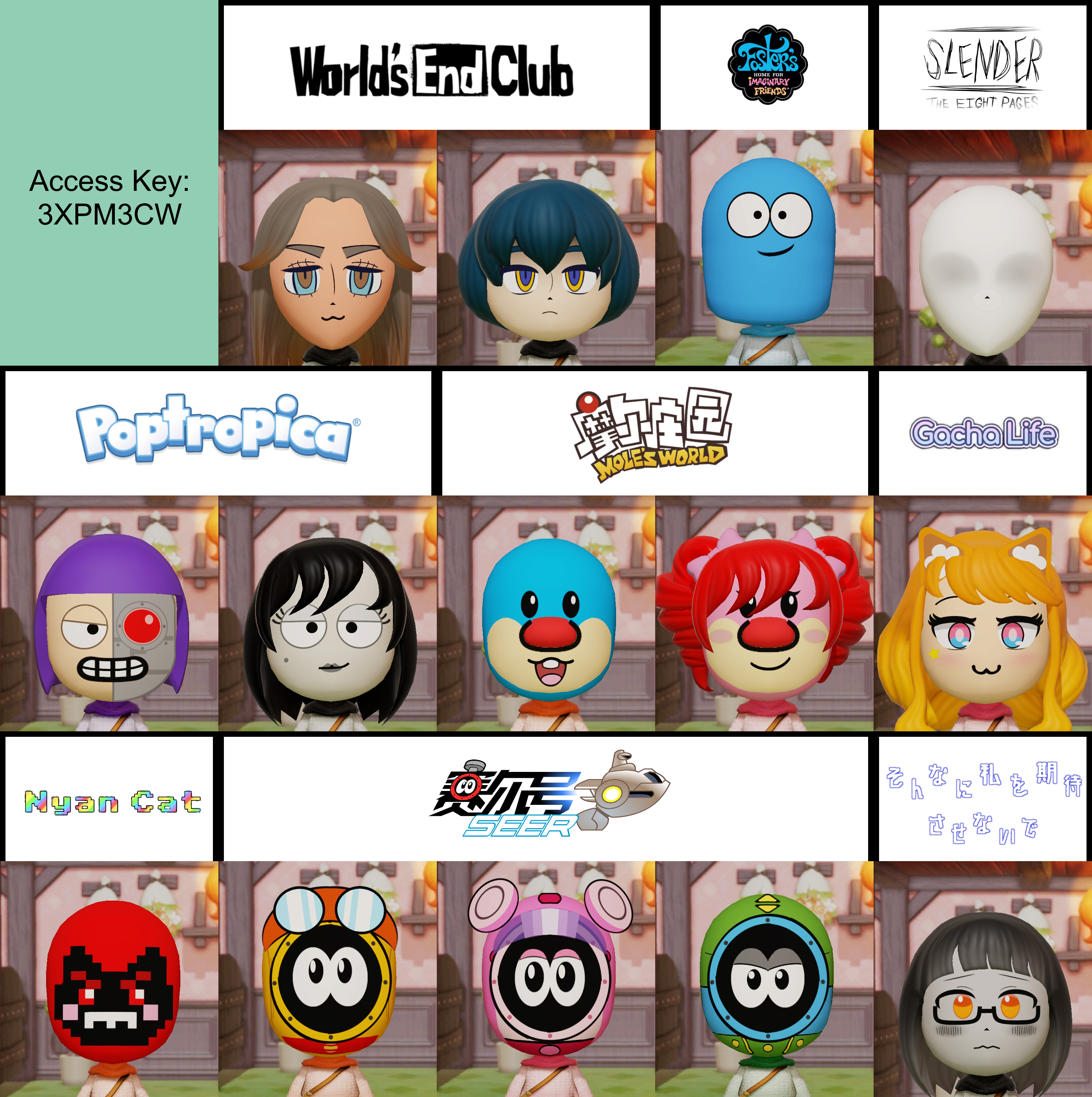 14 more Miis (3XPM3CW) : r/Miitopia