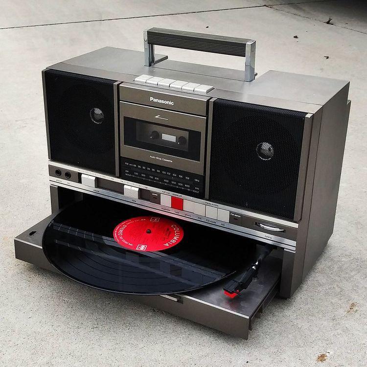 Panasonic SG-J500 Portable Stereo (1984) : r/DesignPorn