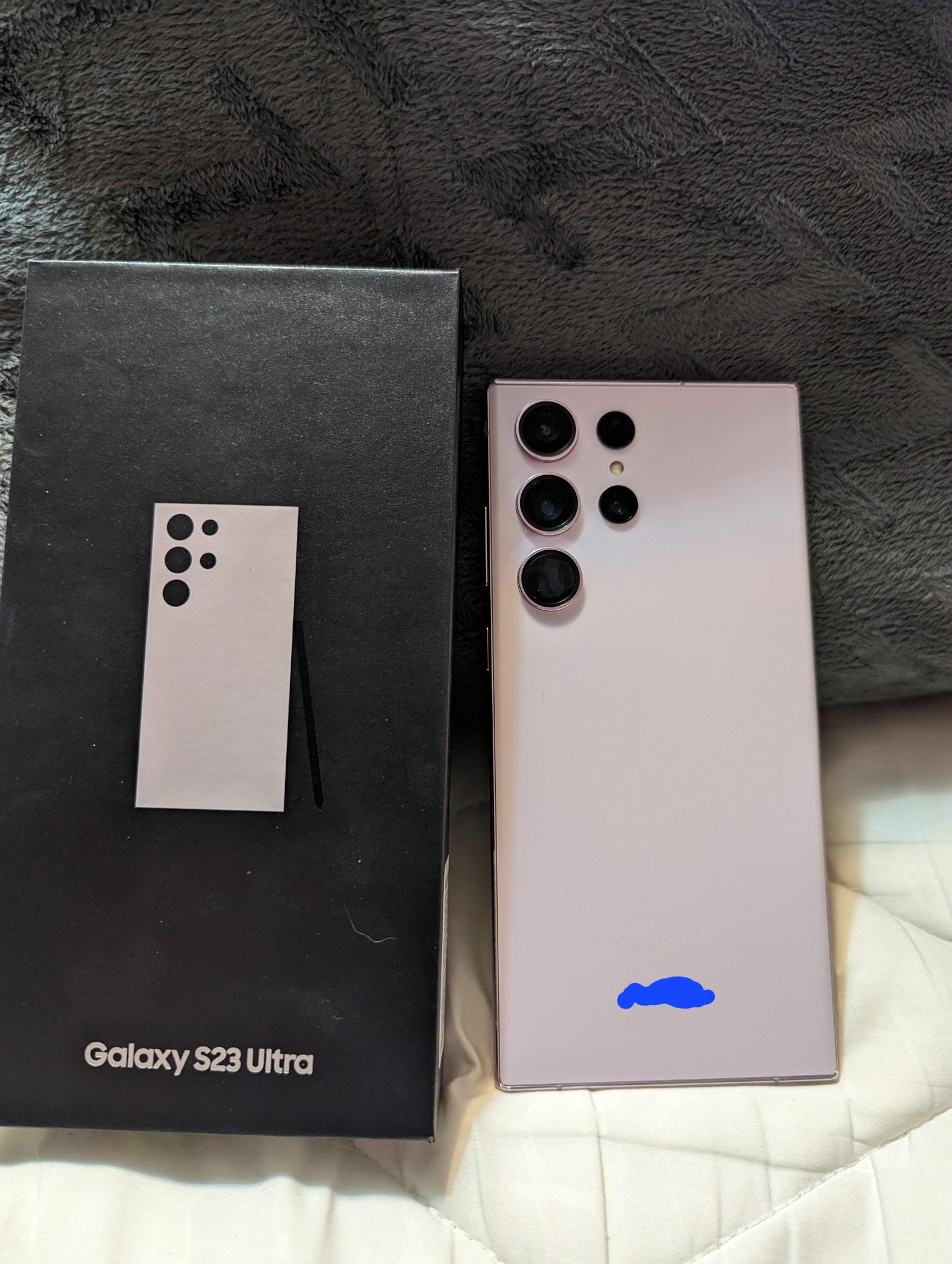 昨日、S23 Ultra が届いたよ！色はラベンダーで、本当はあんまり好み