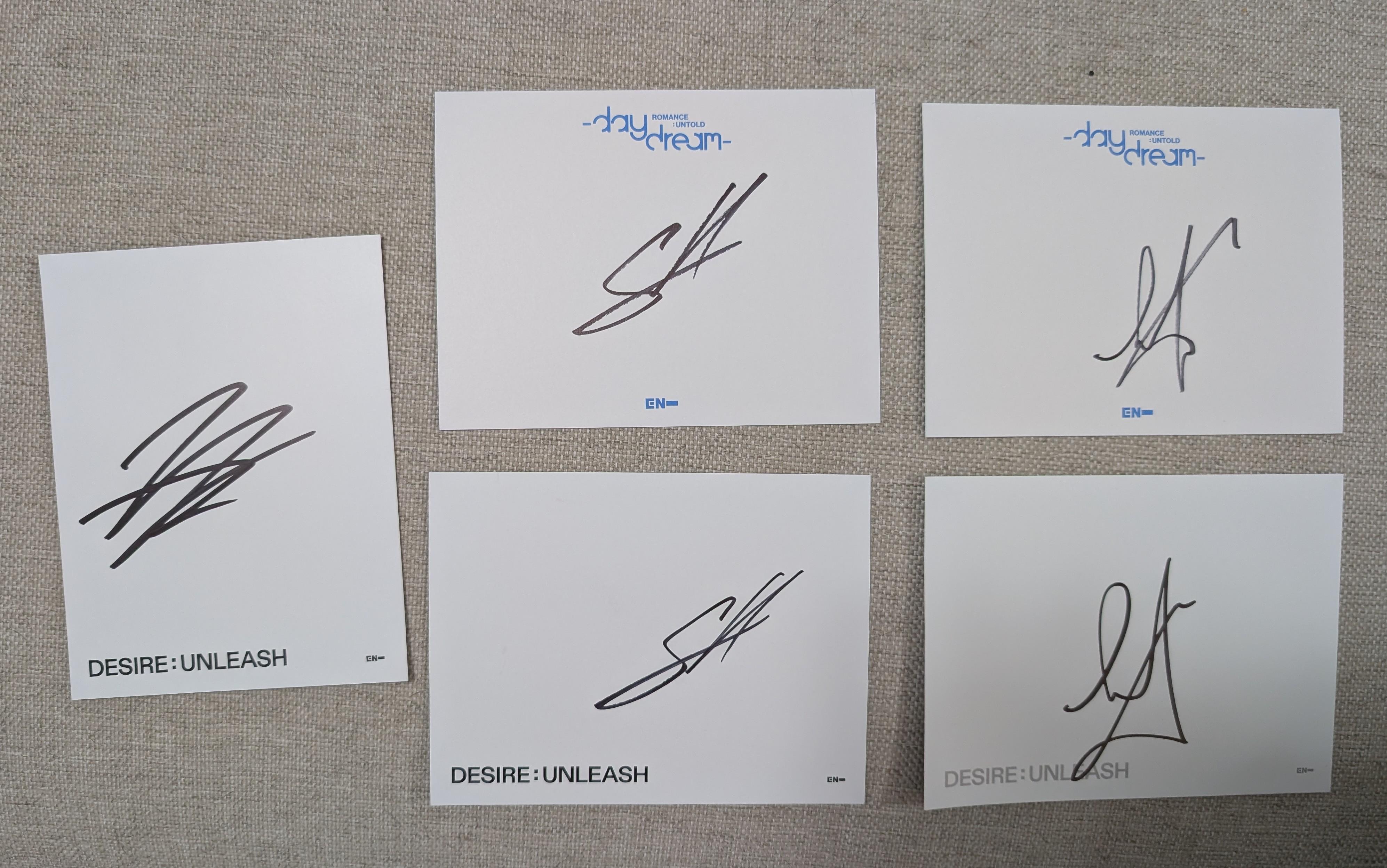 ソンフンとヒスンのサイン入りマグネット : r/enhypen