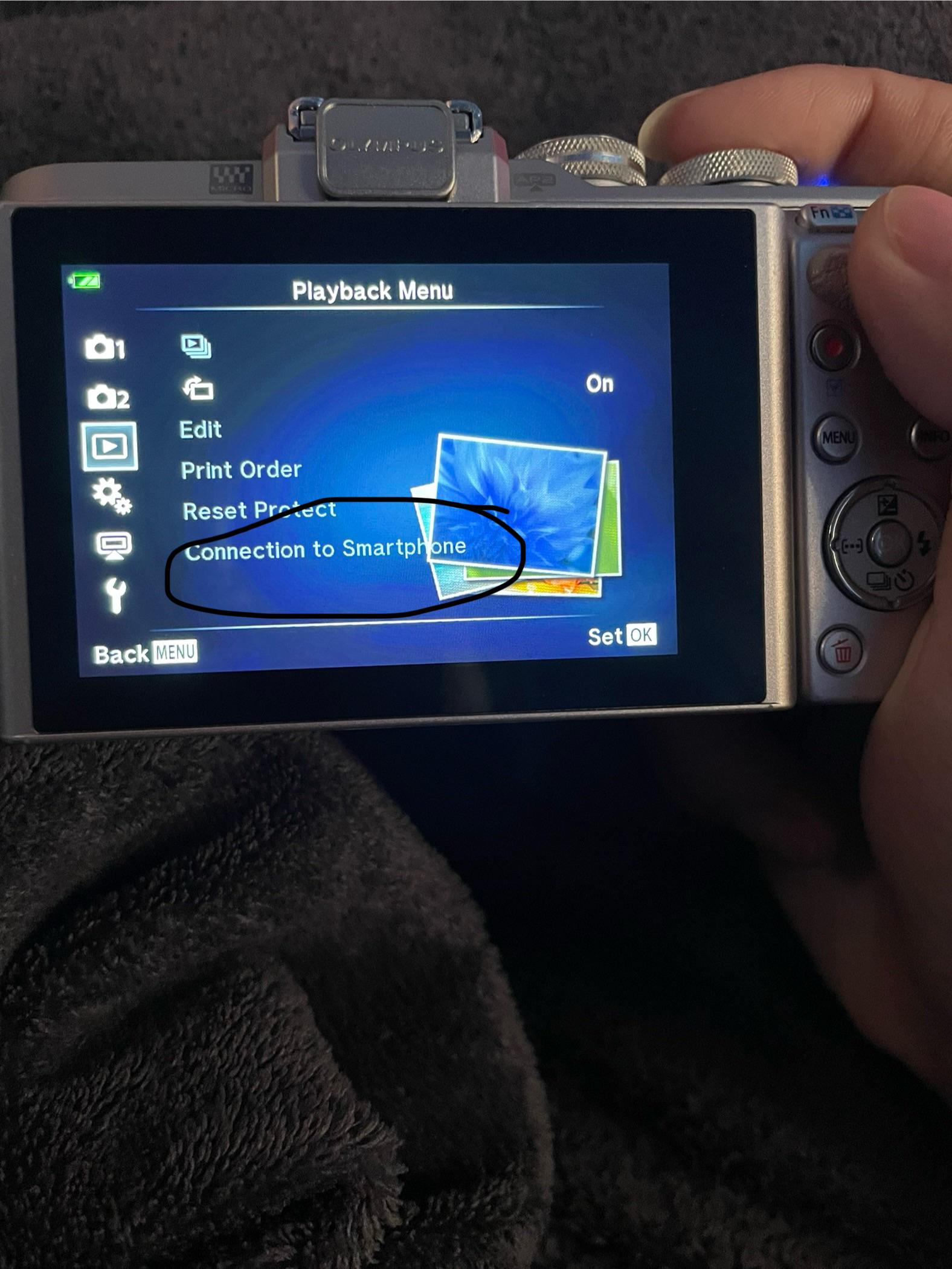 オリンパス ペン epl8 にスマホを接続して : r/OlympusCamera