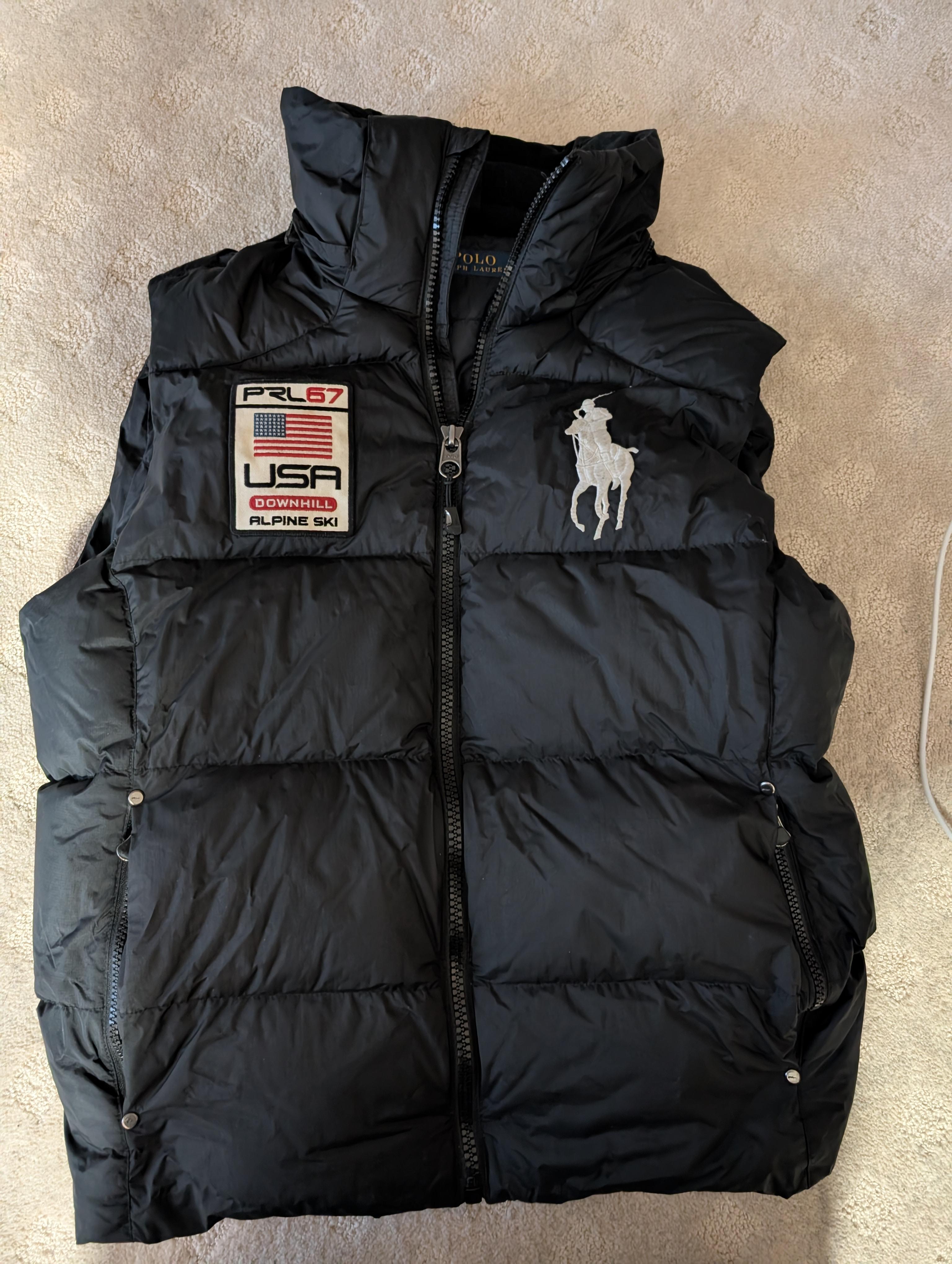 古着PolobyRalphLaurenPRL67USAダウンヒルアルペンスキー New Polo