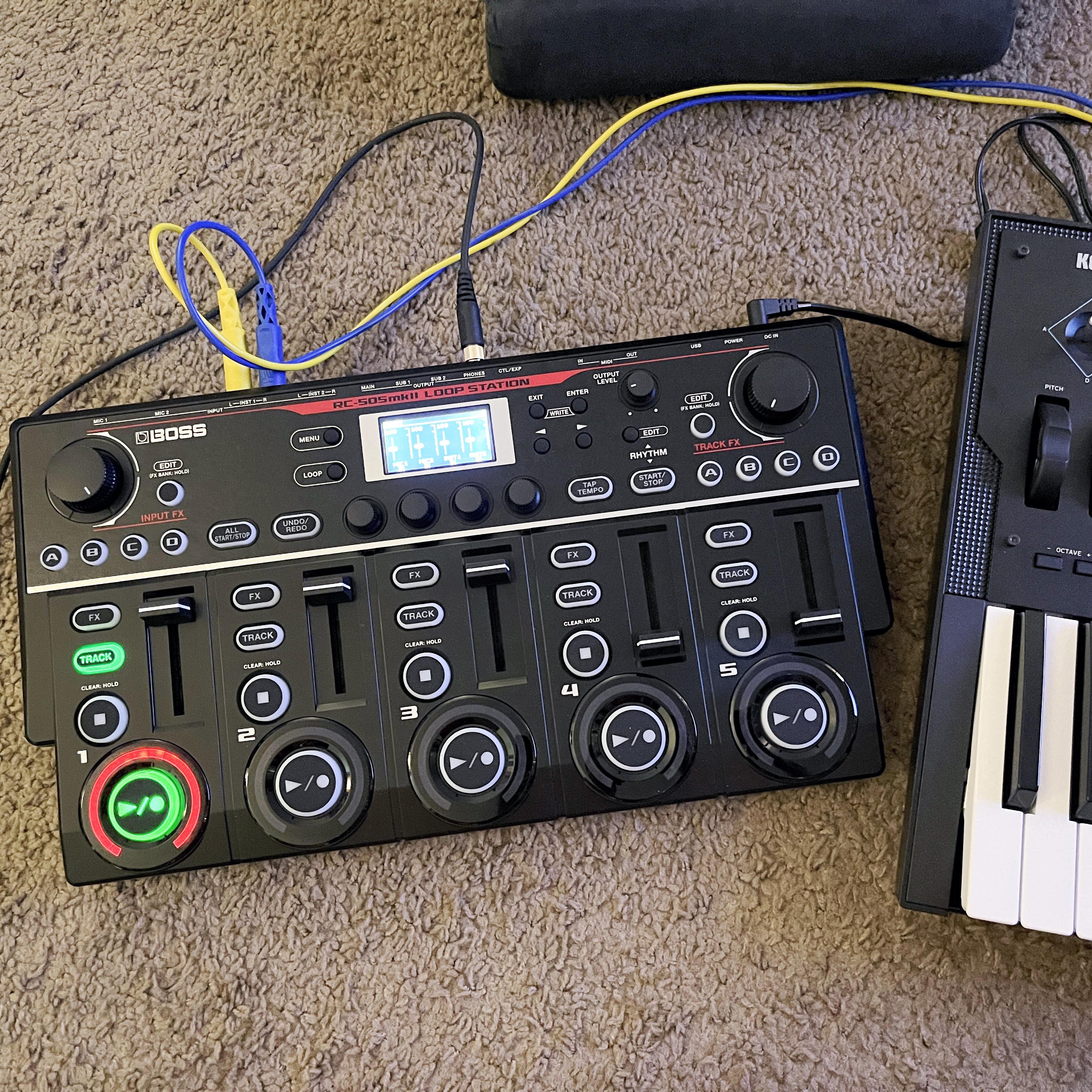 Not a synth but super useful with them. Finally got the rc505 mk2