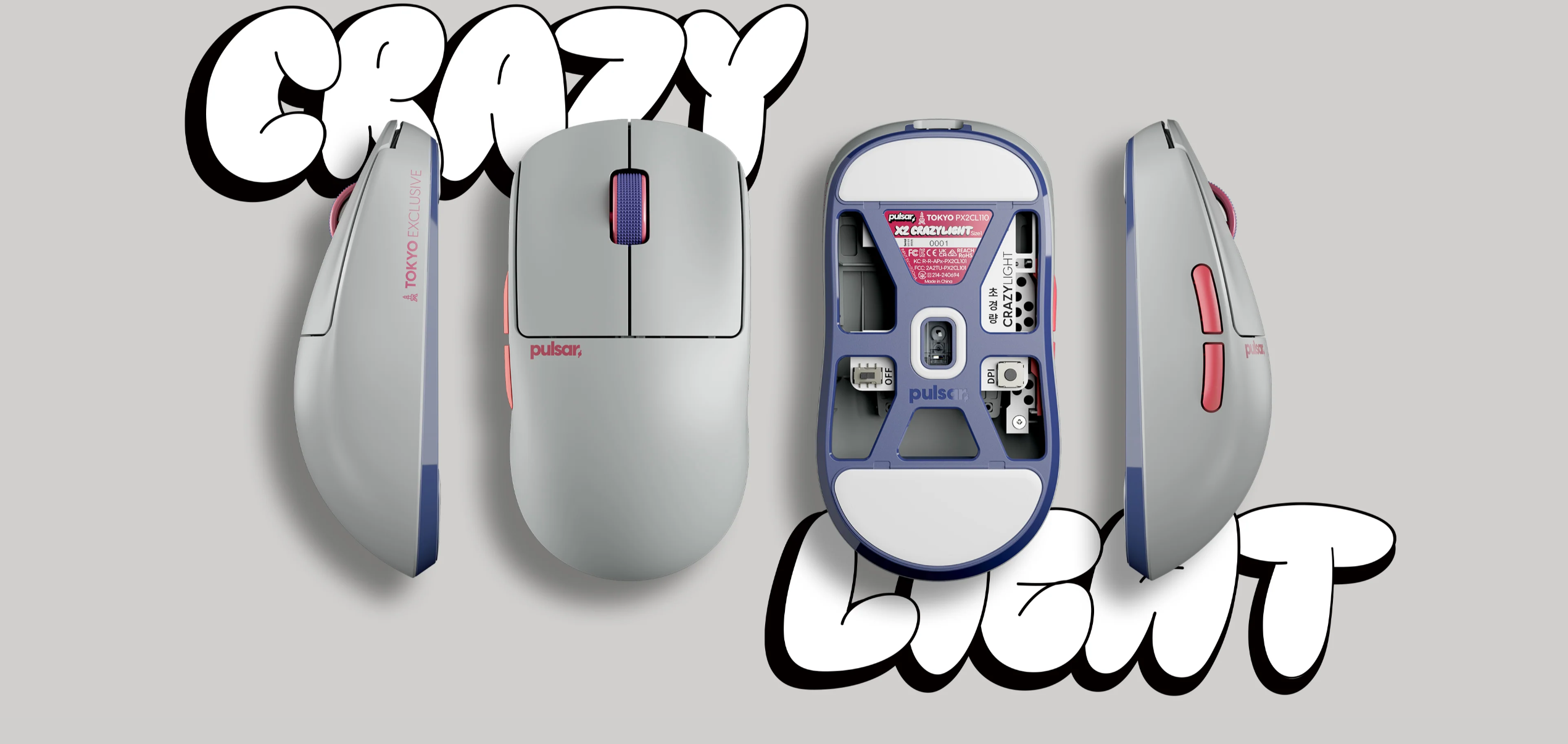 Pulsar X2 Crazylight Tokyo Edition : r/MouseReview