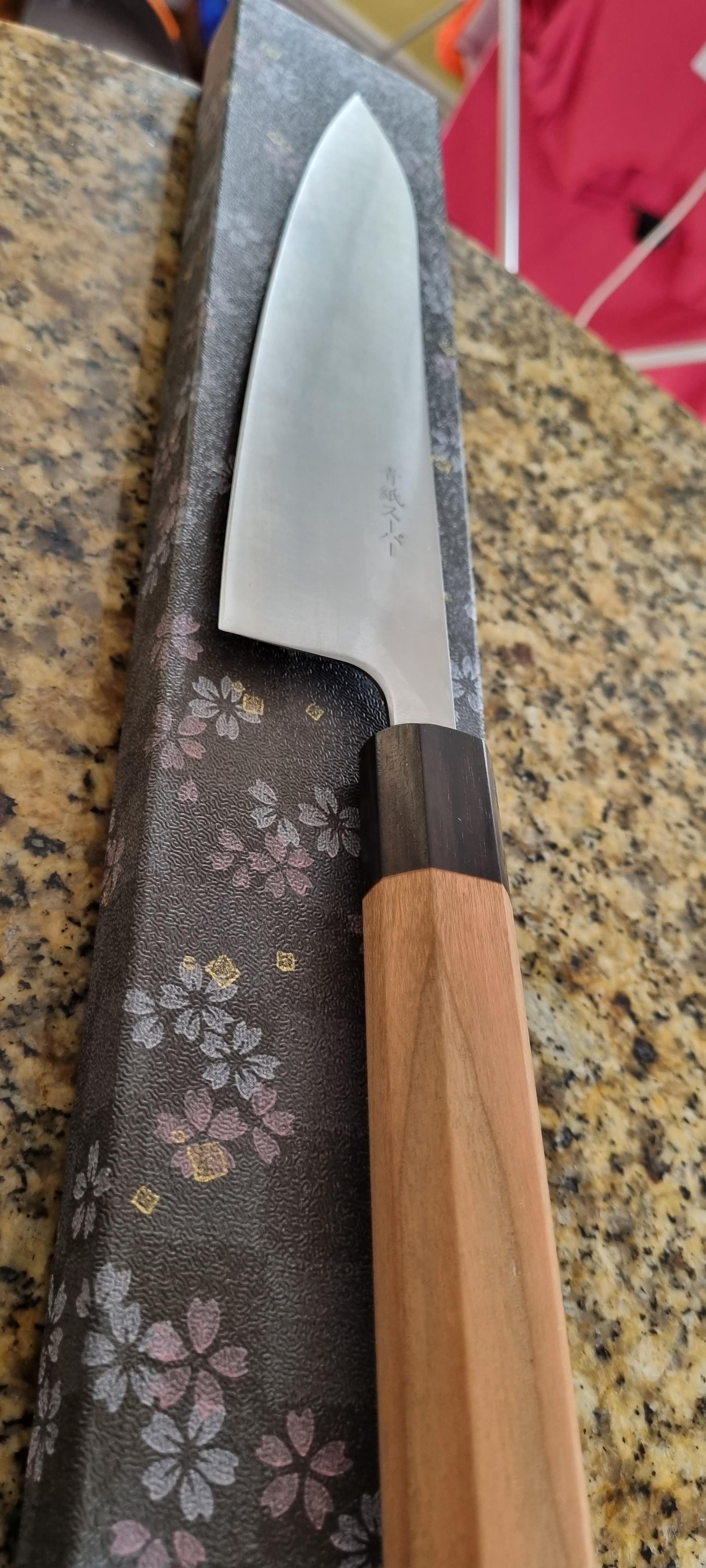 NKD: 一片二菜 SB 210mm 桜材ハンドル 牛刀 : r/chefknives