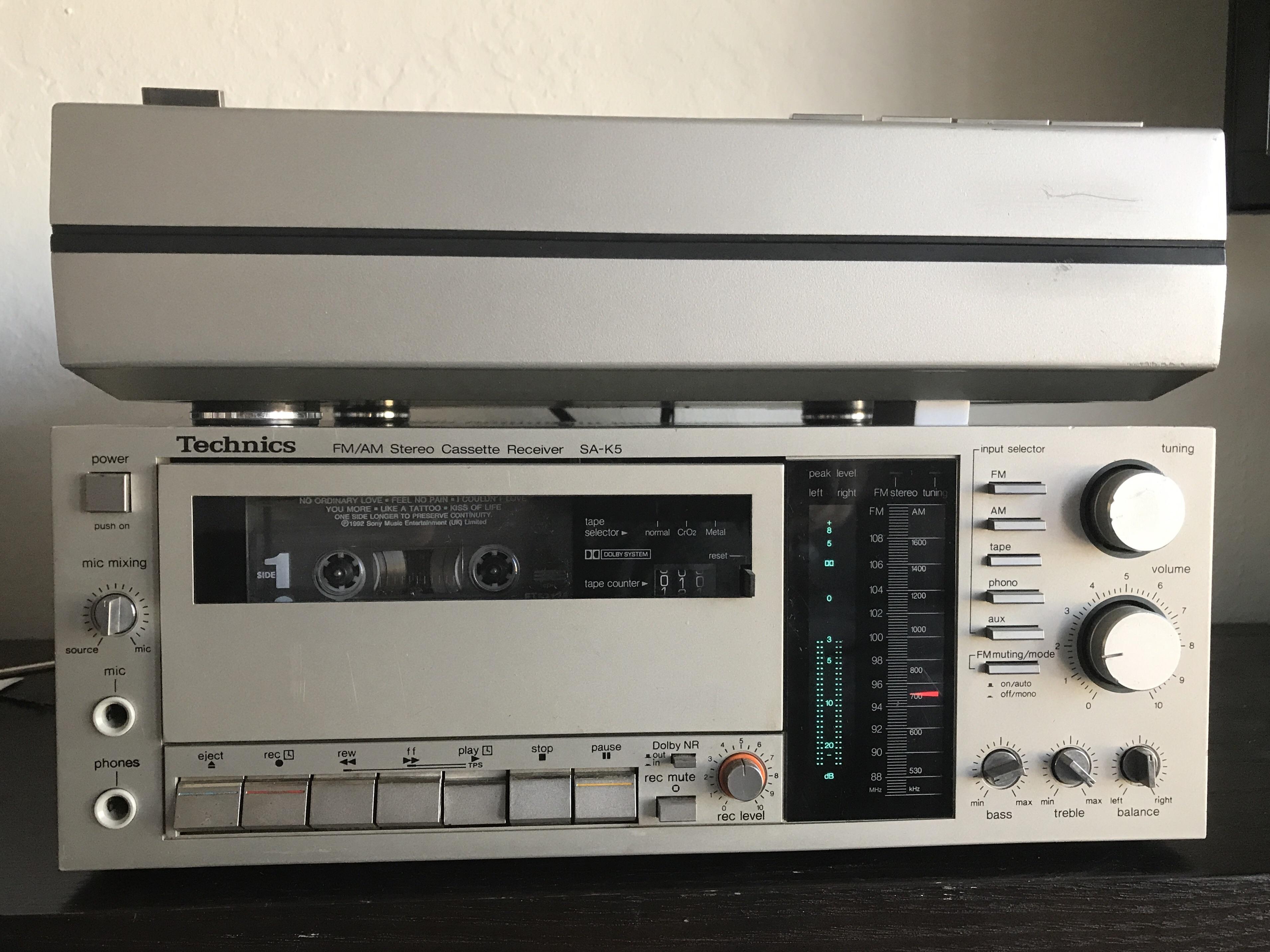 Technics SL-5 SA-K5 SB-F8 ×2個のセット Technics SL-5 SA-