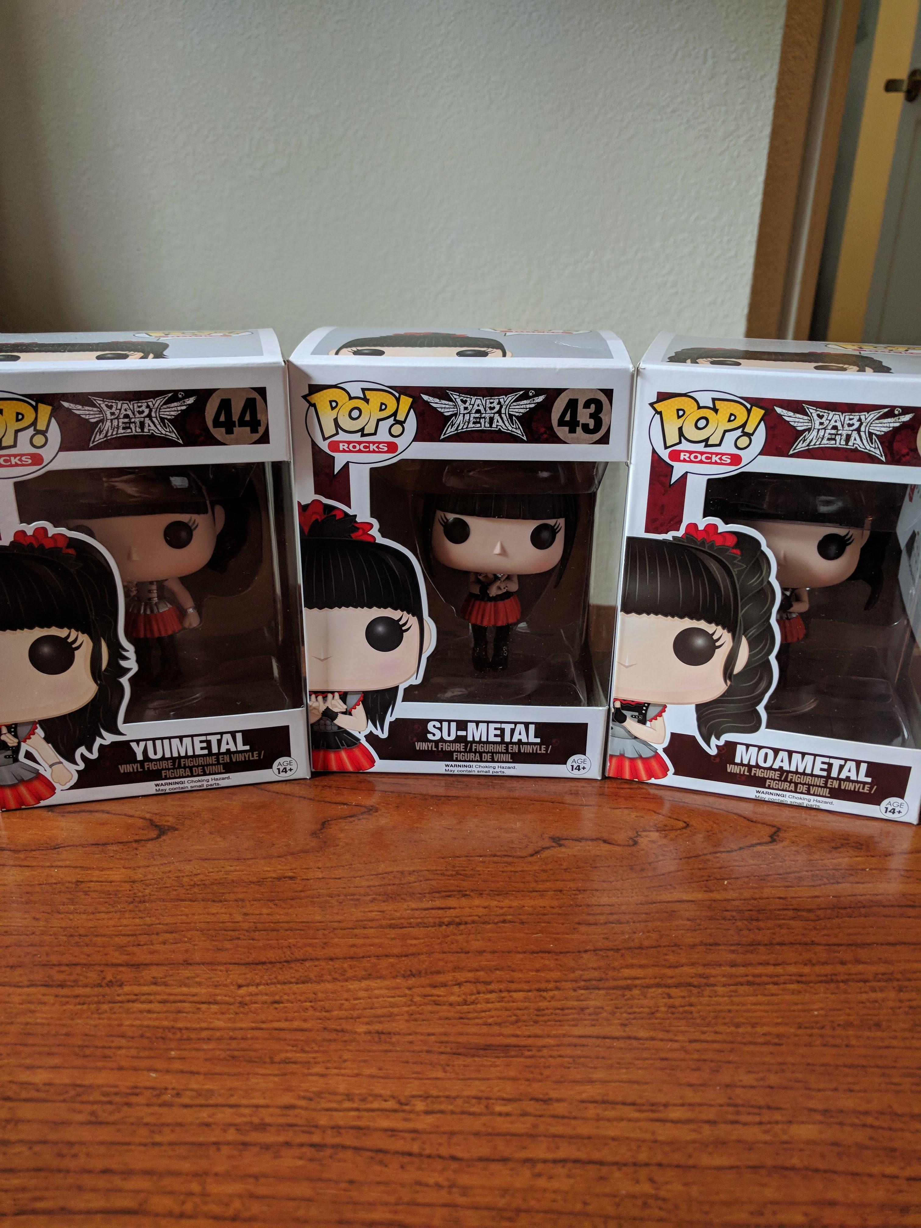 Finally got all the Funko Pops! : r/BABYMETAL