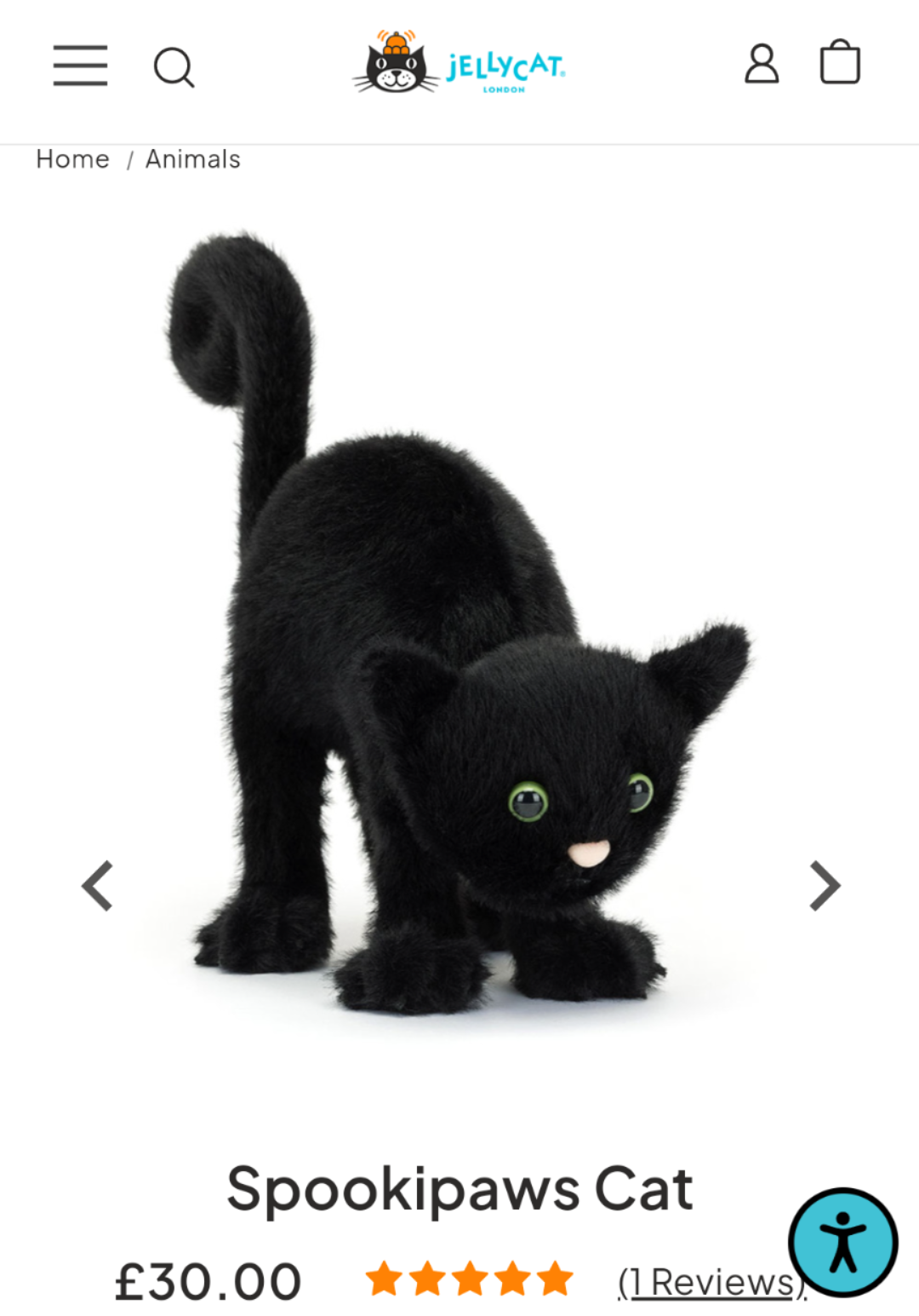 New Spookipaws Cat is live on the site! : r/Jellycatplush