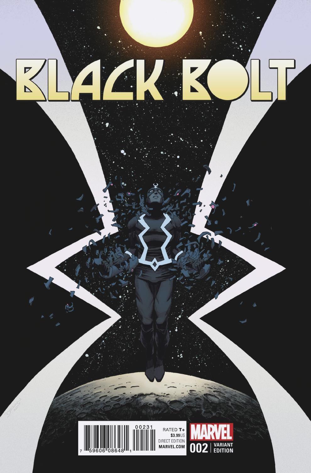Amazing Black Bolt #2 variant cover by Declan Shalvey and Jordie