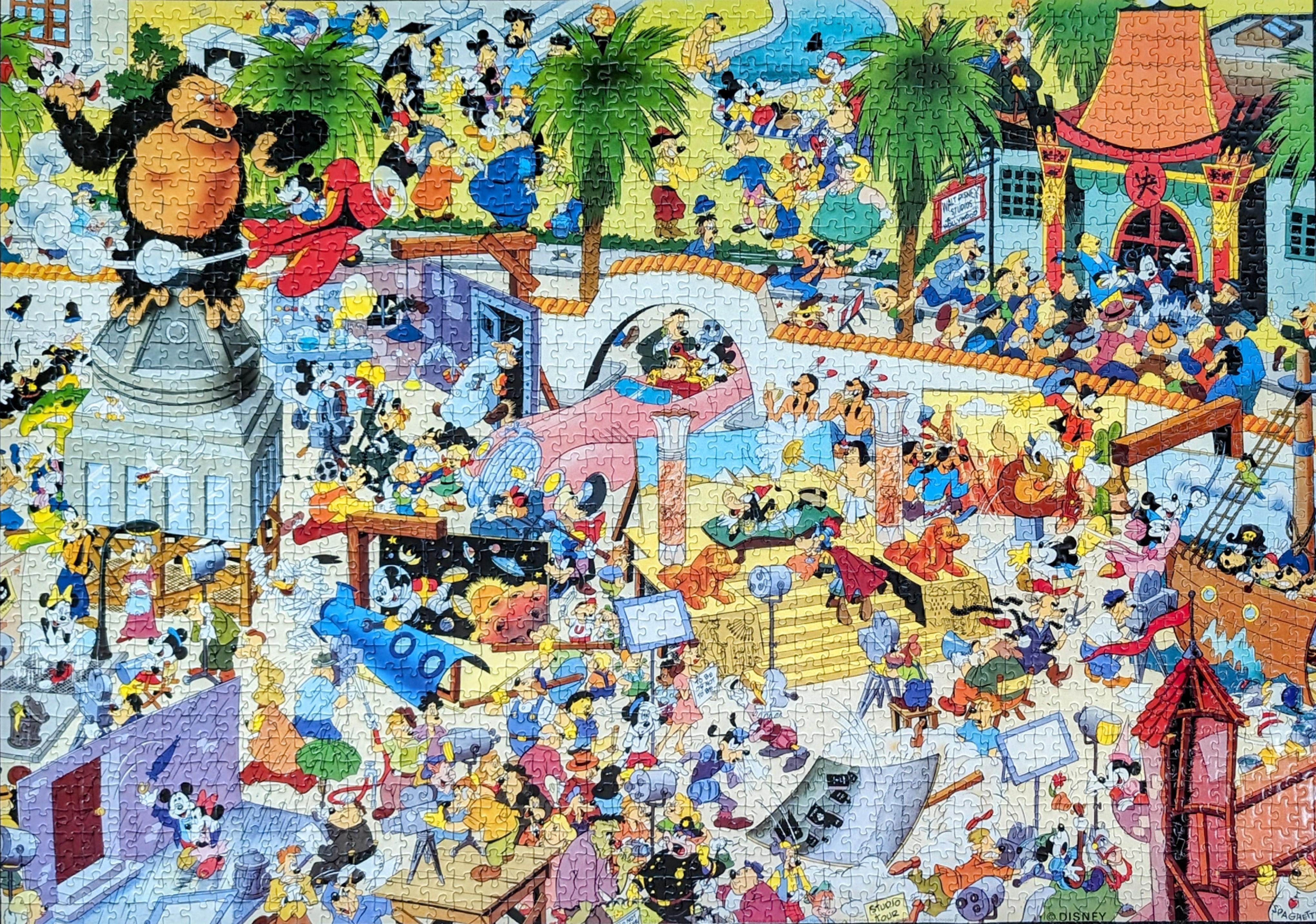 ヘイ作、2000ピースの「ミッキー・ゴーズ・トゥ・ハリウッド」 : r