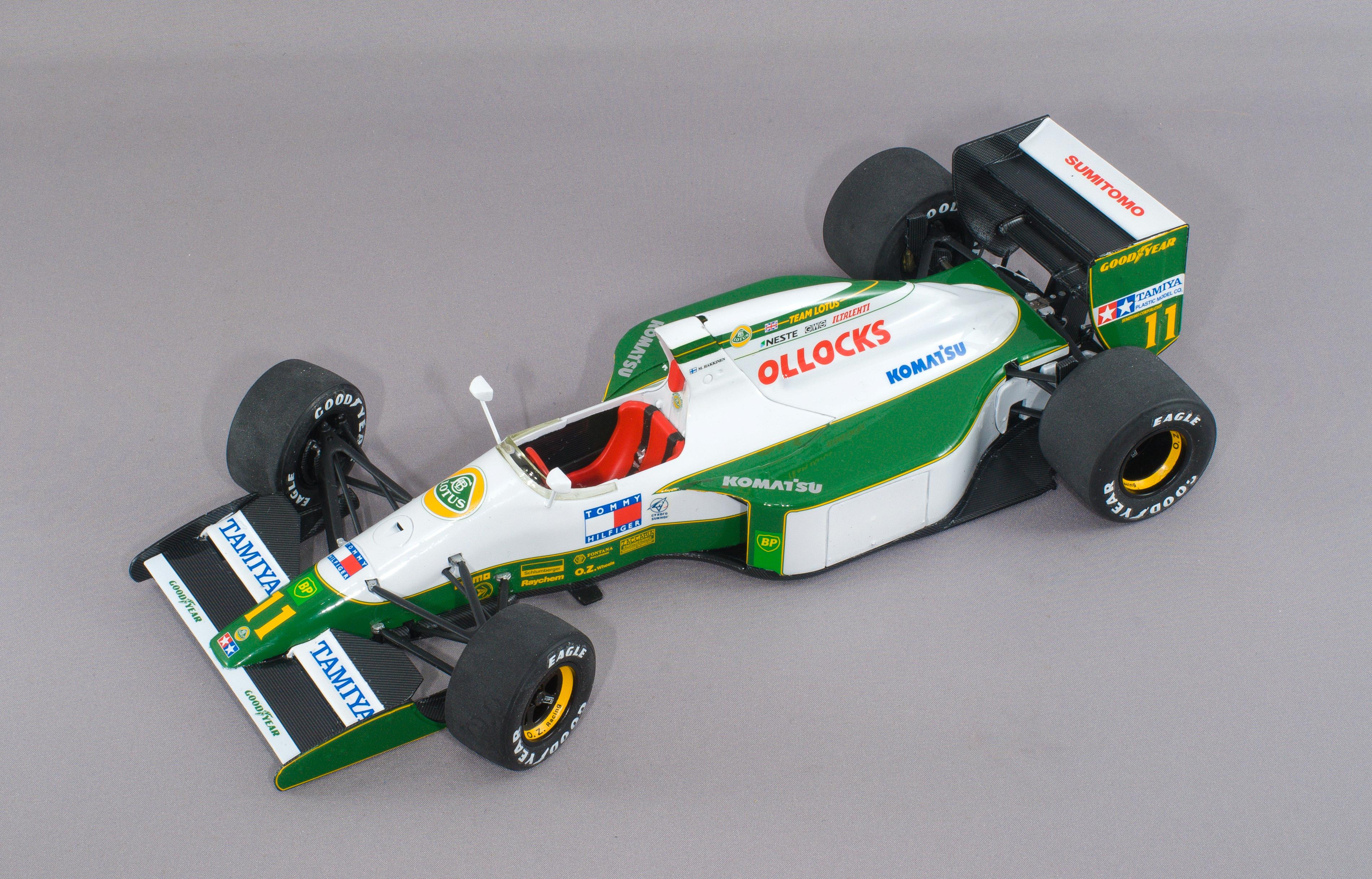 1/20 Model Car - 1991 Lotus Judd Type 102B - Mika Hakkinen - album