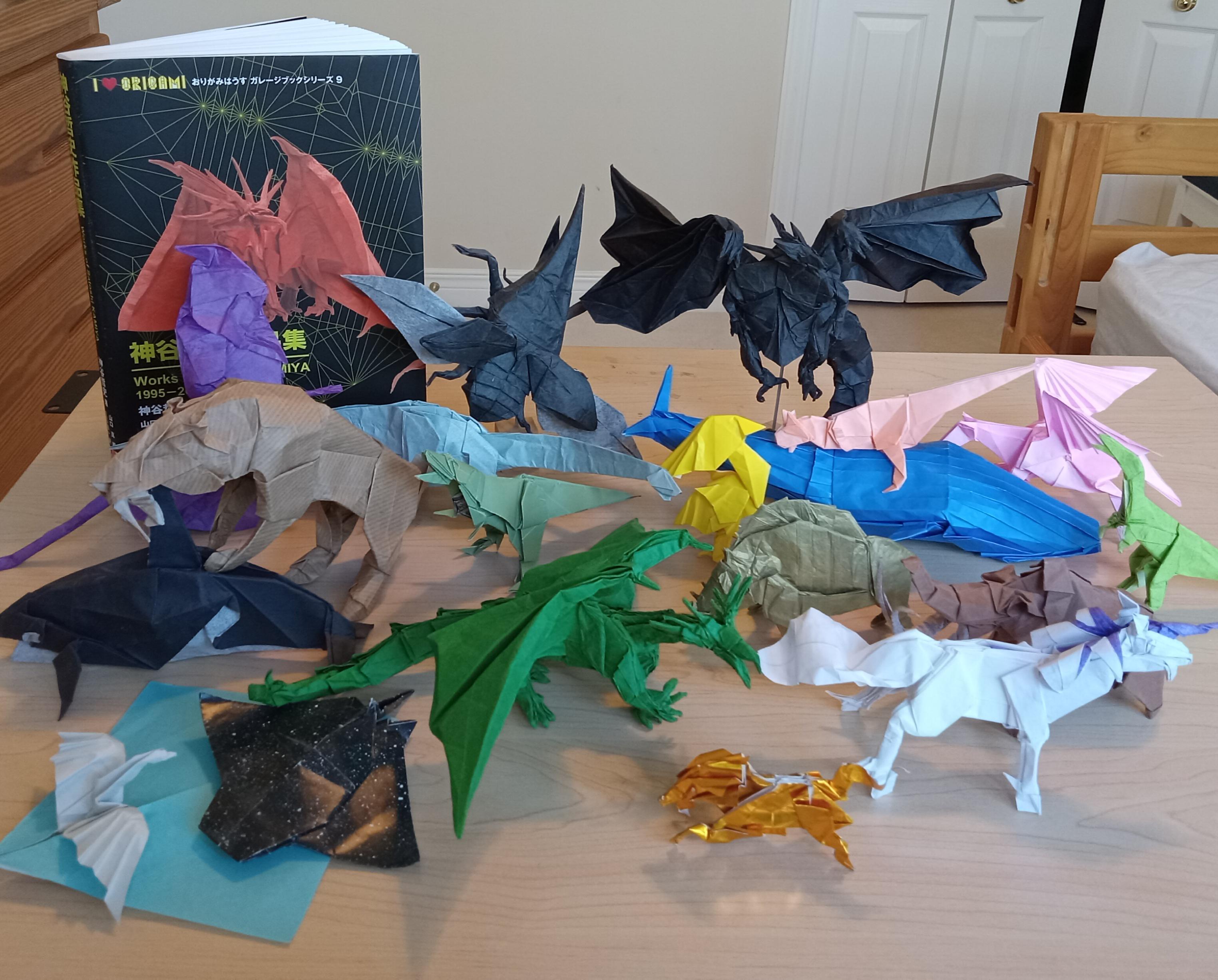 神谷哲史作品集」の全モデルを折ったんだ。 : r/origami