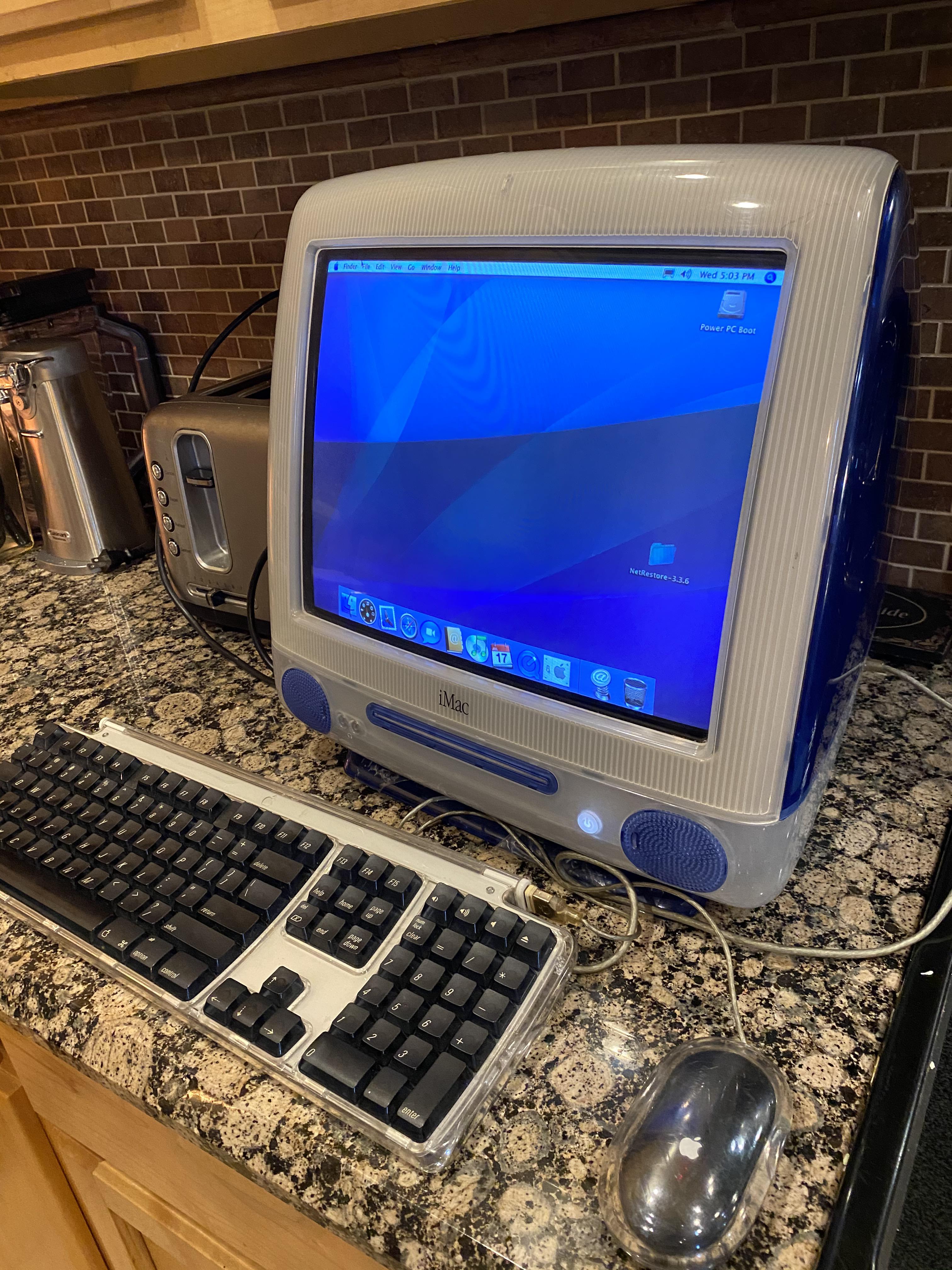 Just got another 400MHz Indigo iMac G3 DV ;) $80 delivered and