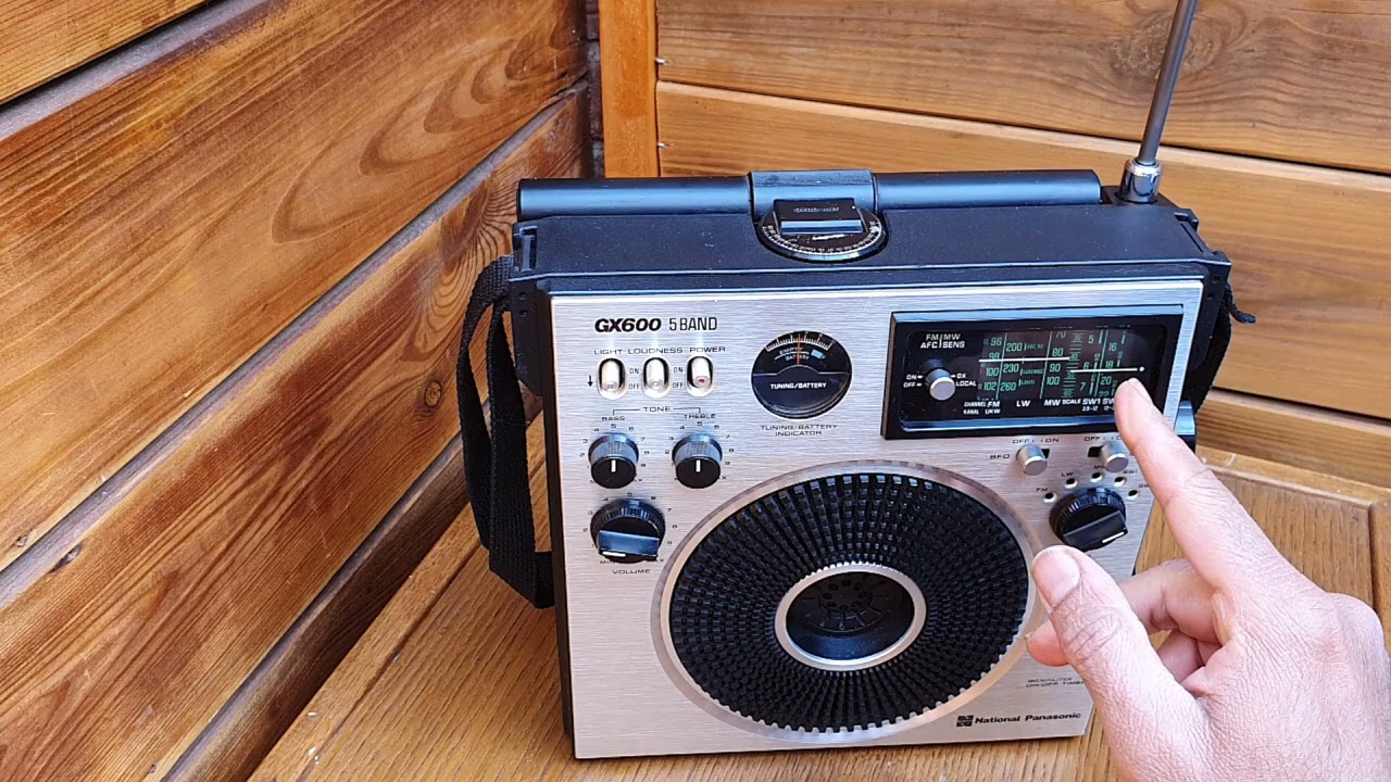 How to operate National Panasonic GX600 RF-1150LB World Radio