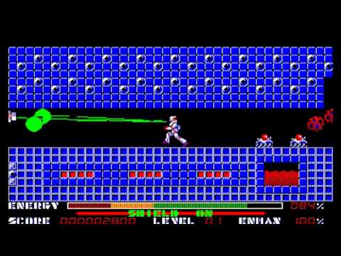 Thexder [テグザー] Game Sample -- PC-98 - YouTube