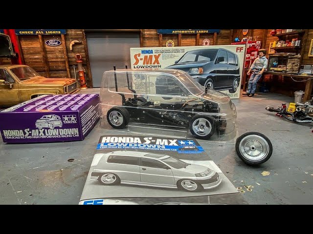 Tamiya Time ep 20 Vintage M 01m Honda S MX Lowdown, RC Kit Build