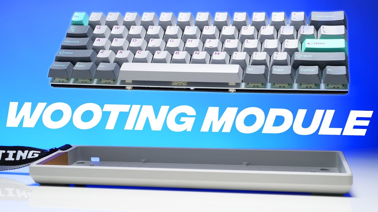 New Wooting 60HE+ *MODULE*, Alumaze Cases, & PC Plate! - YouTube