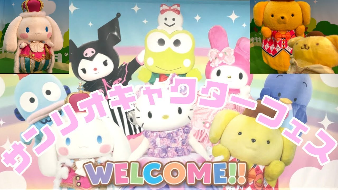 サンリオキャラクター】ポムポムプリン、シナモロール、マイメロなど