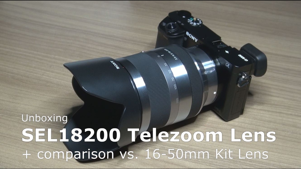 Sony Tele Zoom SEL18200 vs. Kit Lens SELP1650 at Alpha 6000 | 18