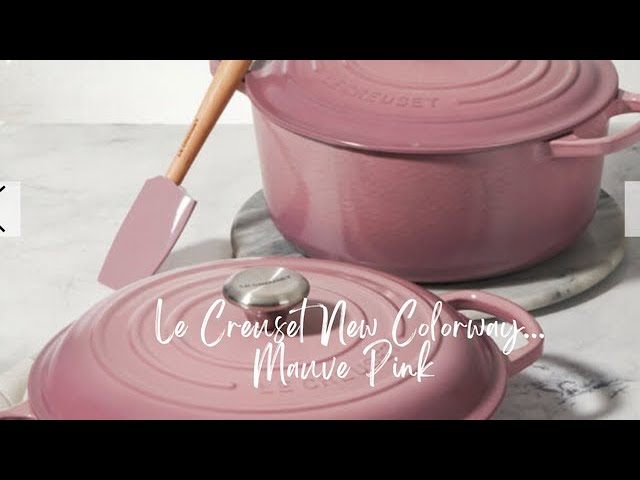 Le Creuset New Colorway : Mauve Pink|Kitchen Essentials| Enameled
