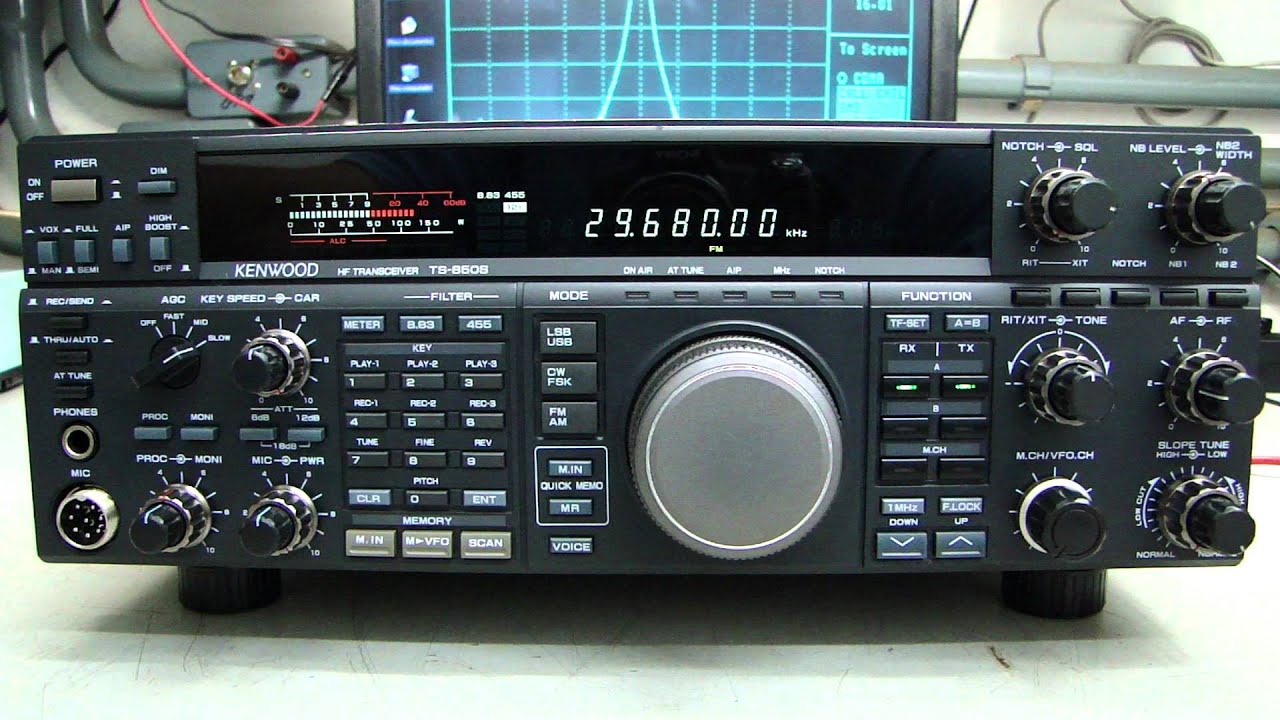 KENWOOD TS-850S/AT HF Transceiver RX TEST - Alpha Telecom - YouTube