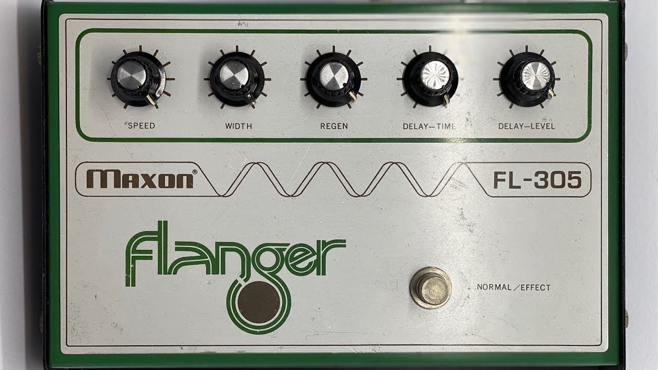 Maxon - Flanger FL-305 - YouTube