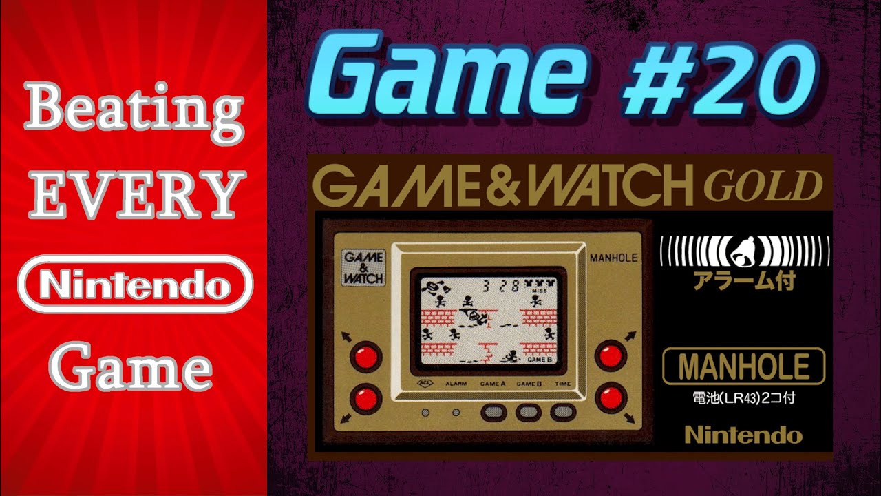 The First Game in a New Series | Game & Watch: Manhole (Gold