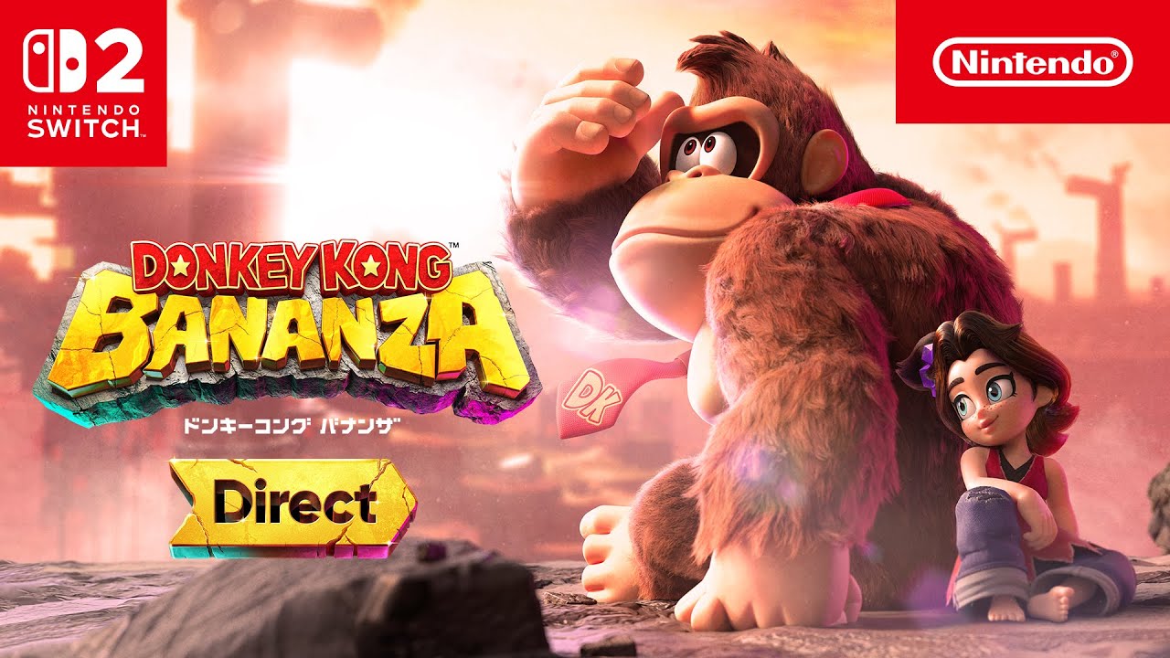 ドンキーコング バナンザ Direct」が公開！爽快アクションやストーリー