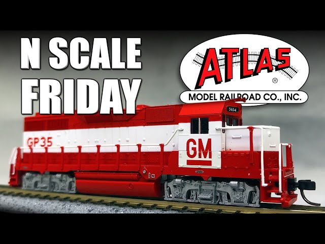Atlas GP35 EMD Demonstrator N Scale Friday - YouTube