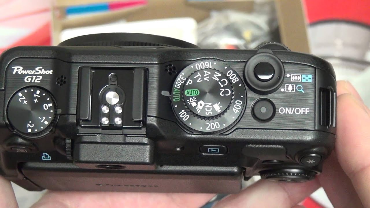 Canon Powershot G12 Unboxing - YouTube