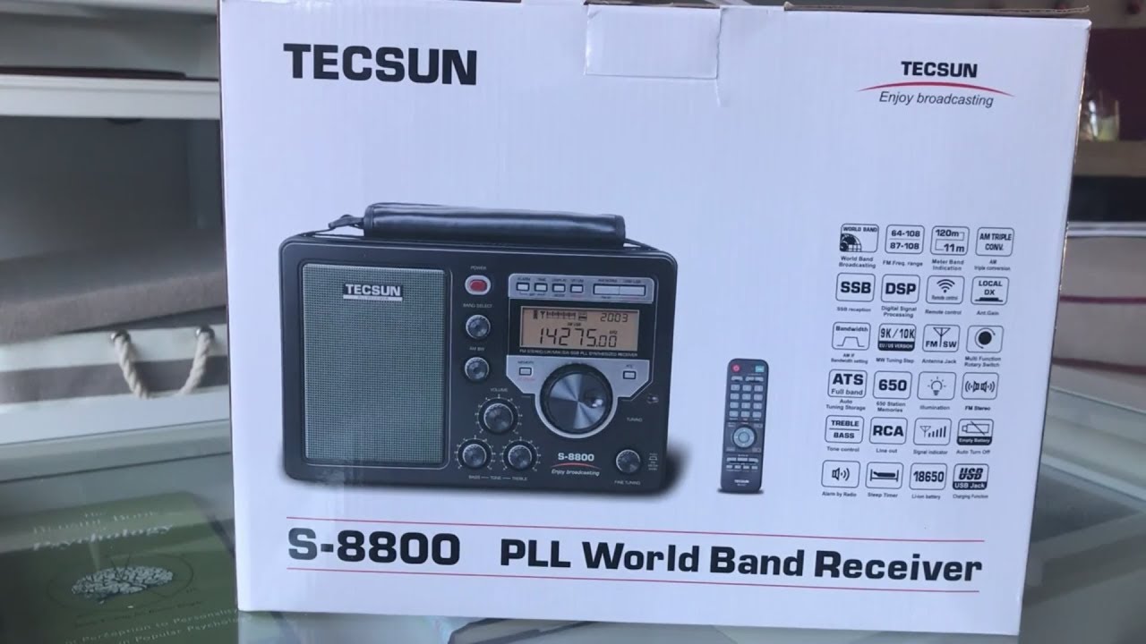 Tecsun S-8800 unboxing and first impressions, with a brief