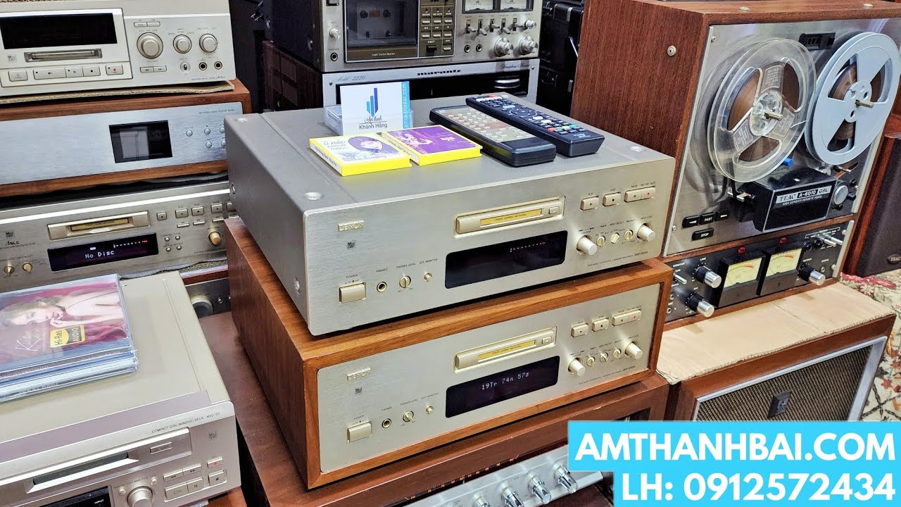 Đầu giải mã Made in Japan nặng 9kg: DENON DMD 2000AL làm DAC 24bit