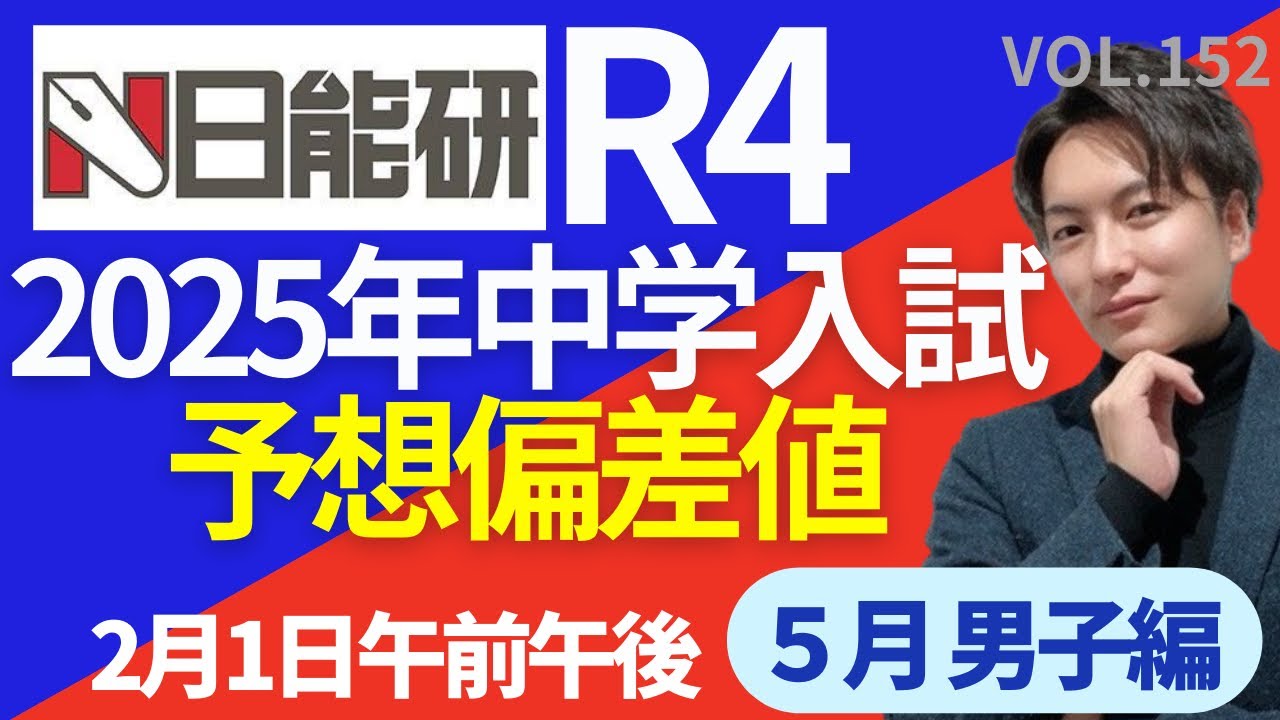 152【中学受験】日能研R4！5月版（男子2/1）#中学受験 #日能研 #四谷