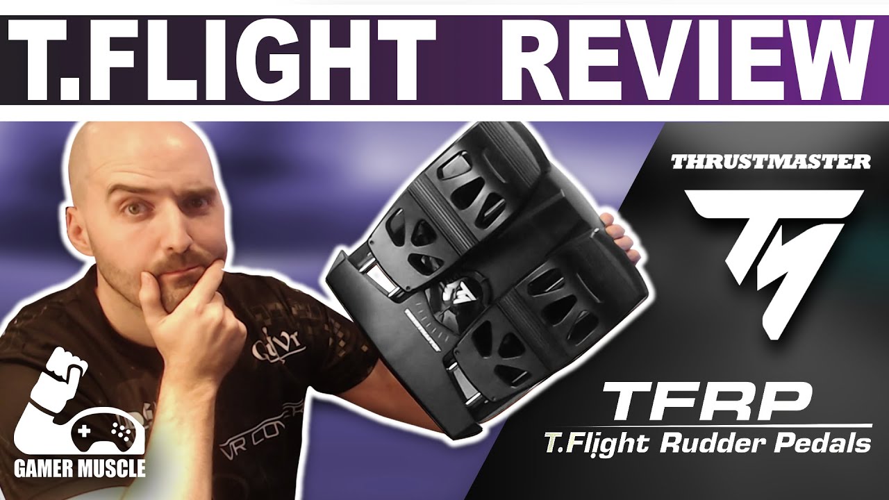 Thrustmaster T-Flight Rudder Pedals Review - Microsoft Flight sim