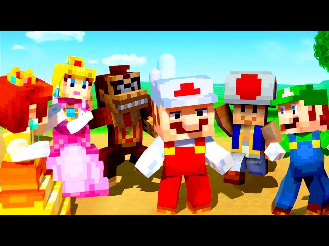 スーパーマリオパーティ】マインクラフトキャラクター登場 全ミニ