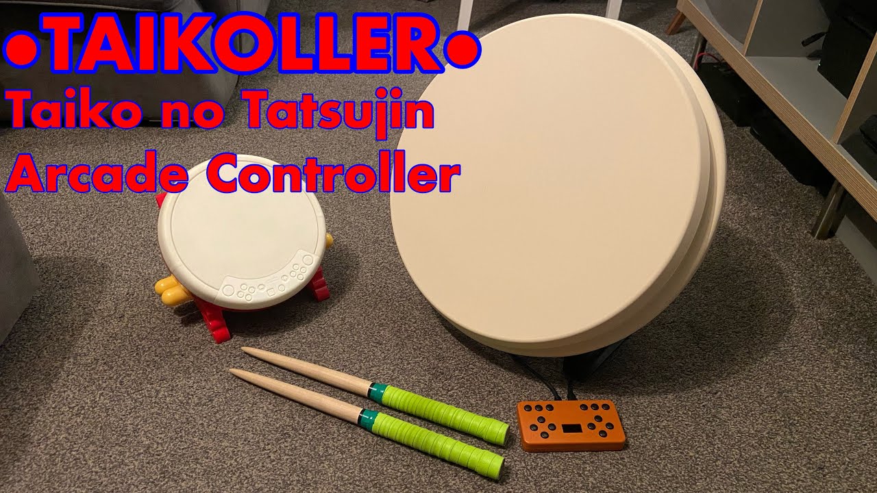 TAIKOLLER - Taiko no Tatsjin - Arcade Controller - YouTube