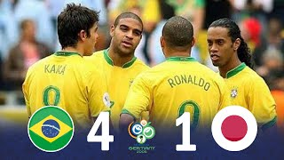 伝説の試合] 2006 W杯 日本vsブラジル ｜ ブラジルが強すぎた