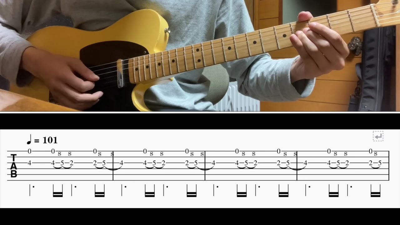 TAB譜] The Razors Edge/AC/DC Guitar riff [ギター] - YouTube