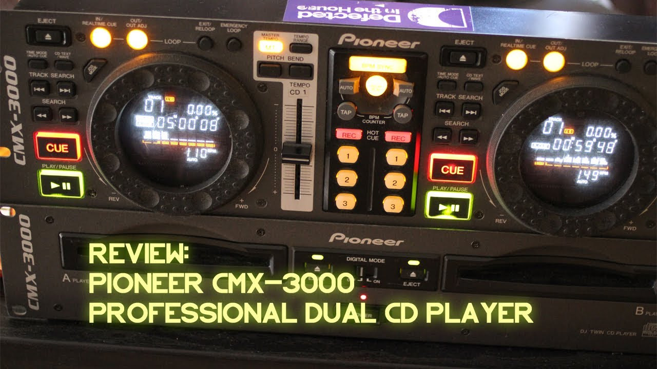 Classic DJ Review: Pioneer CMX-3000 Dual Turntable - The DJ AOT