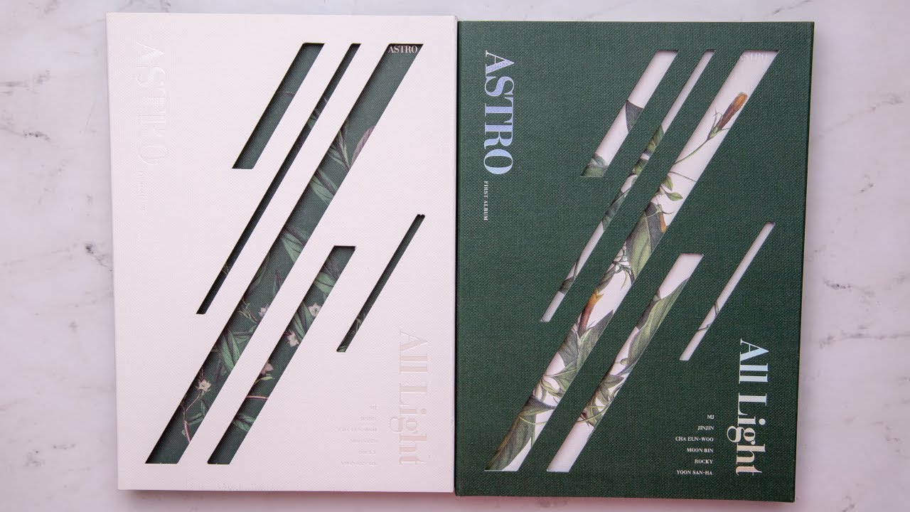 Unboxing | ASTRO Vol. 1 - All Light (White + Green Version) - YouTube