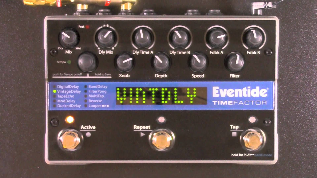 Eventide TimeFactor Twin Delay Review - BestGuitarEffects.com