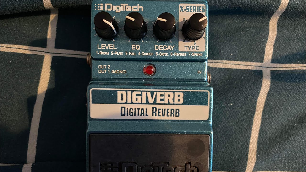 Digitech DigiVerb Digital Reverb Pedal (like and subscribe honest